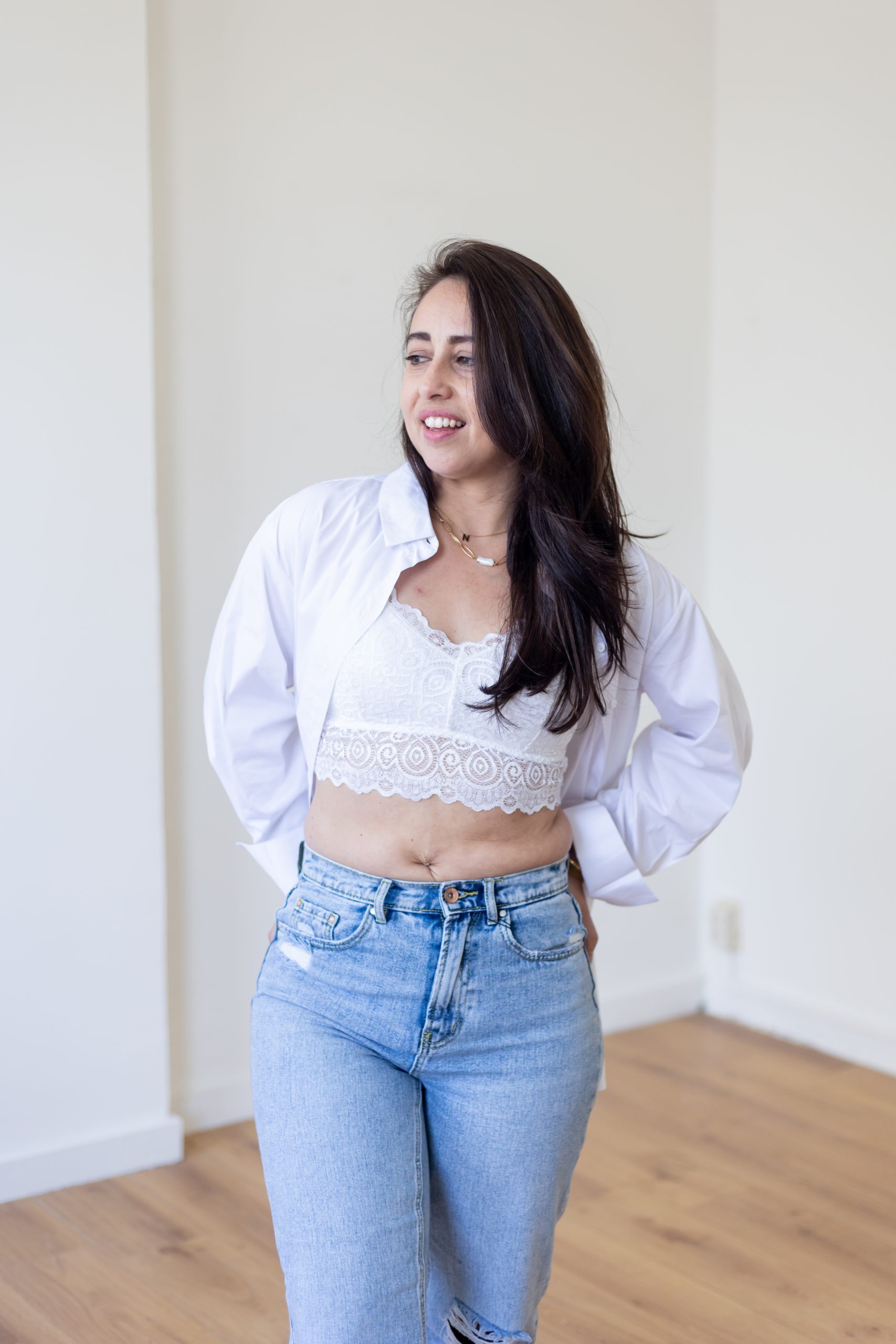 Kleding styliste jeans stylist