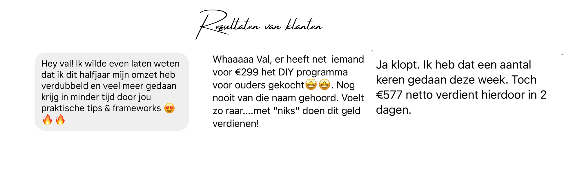 klant resultaten - meer omzet in minde tijd
